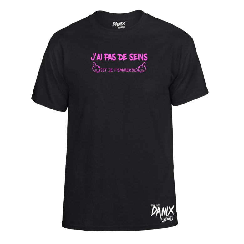 Tshirt J'ai pas de seins et je ... (Femme)